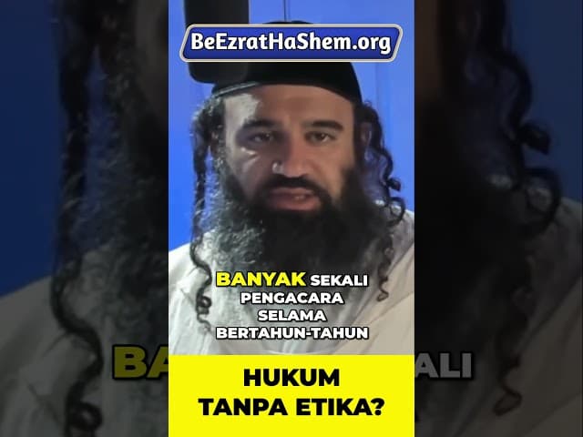 Pengacara Perlu Belajar Gemara? #Torah #Yahudi #RabiYaronReuven