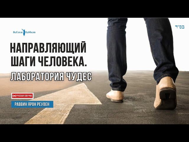 Направляющий шаги человека 🧪 Лаборатория Чудес  Смысл жизни #тора #иудаизм