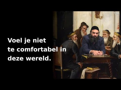 Voel je niet te comfortabel in deze wereld.