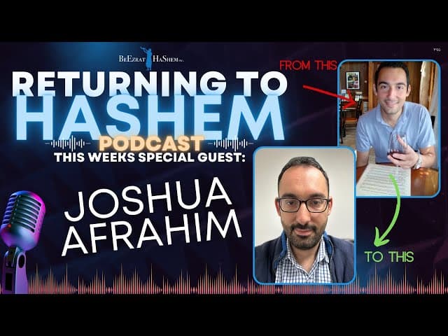 JOSHUA AFRAHIM: Acquiring Bitachon That Brought Financial Miracles During COVID-RTH #10