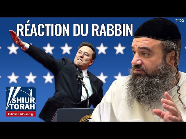 Rabbin juif réagit au salut de Musk à Trump