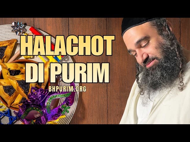 Purim: Halachot leggi di base in 5 minuti