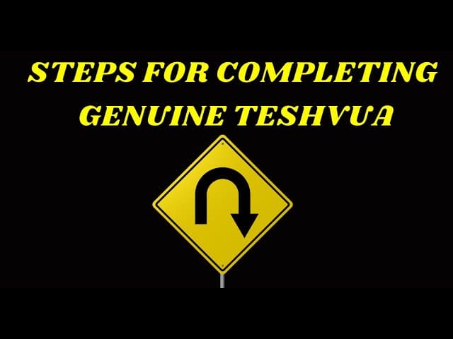 STEPS FOR COMPLETING GENUINE TESHVUA
