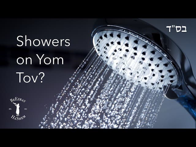 Is One Allowed To Take Hot Showers and Dip into a Hot Mikveh on Yom Tov?