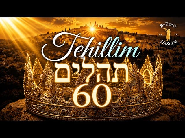 Tehillim  60- With Hashem We Will Triumph - תהילים ס' 🛡️✨ | Jewish Music