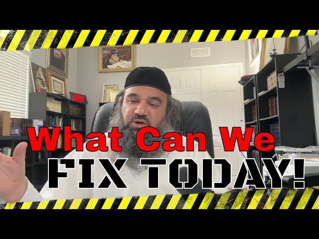 Tisha B'Av What Can We Fix Today?