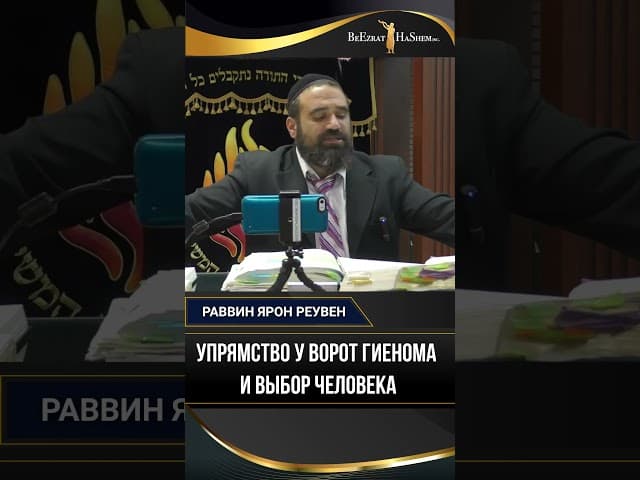 Упрямство у ворот Геинома и выбор человека