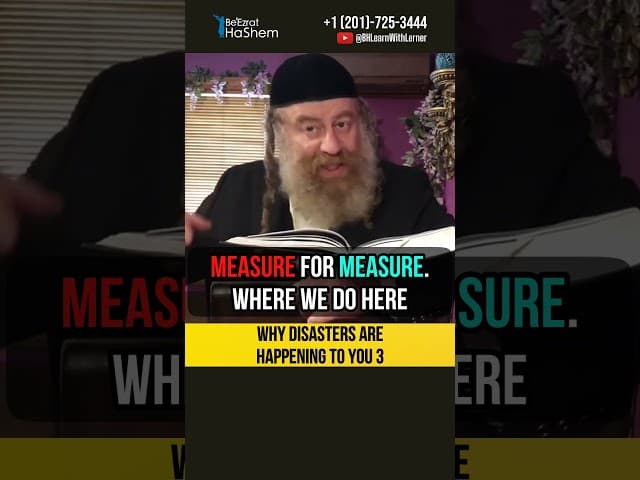 3️⃣ Why disasters are happening to you 💎 Decree from Above #shorts #torah