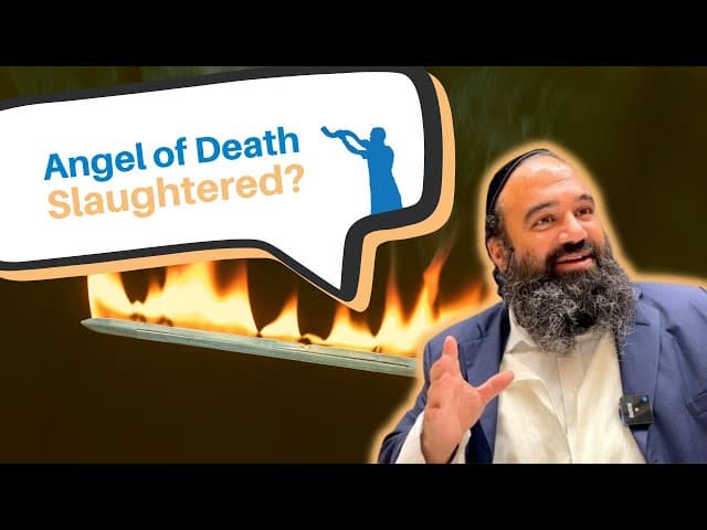 Why does it say that the Angel of Death will be slaughtered/killed?