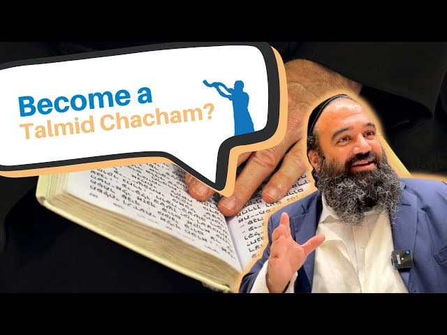 How does someone become a Talmid Chacham Torah scholar?
