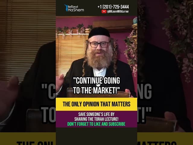 The only opinion that matters 🌟 Advice of Rabbi Akiva's wife #shorts #torah