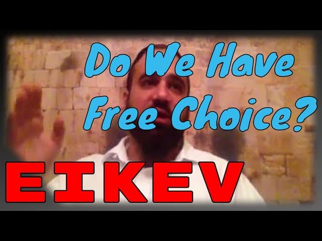Parashat Eikev: Details of Punishment vs Reward, Do we Have Free Choice?