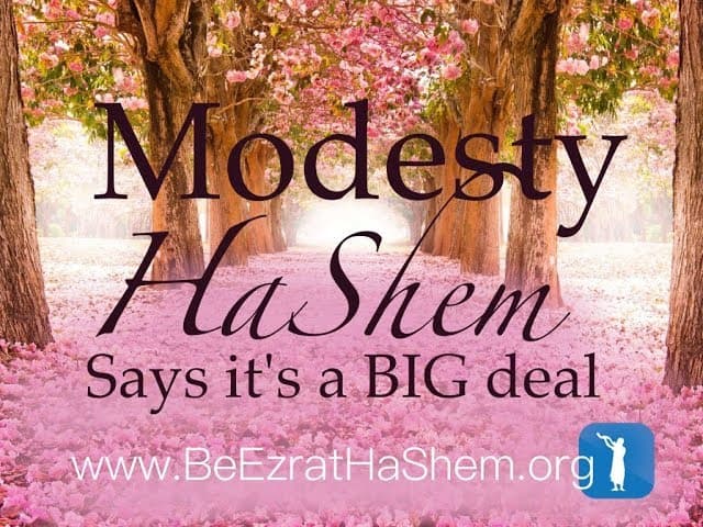 Women's Modesty--HaShem Says It's a Big Deal
