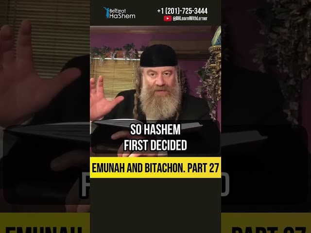 2️⃣7️⃣ Emunah and Bitachon 💡 Outcome Determines the Cause #shorts #Torah