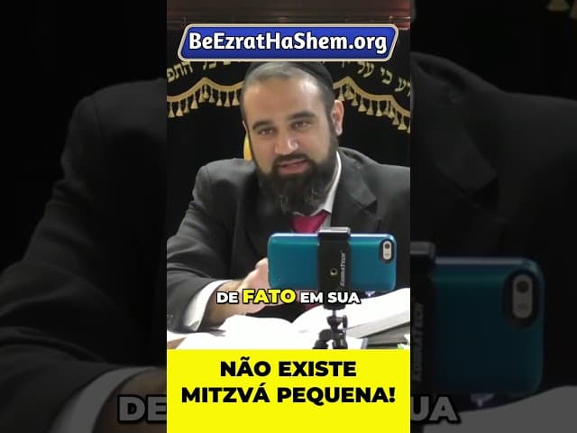 Nunca Subestime uma Pequena Mitzvá #Torá #Judeu #RabinoYaronReuven