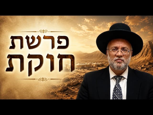 פרשת חוקת - הרב יוסף חיים מזרחי
