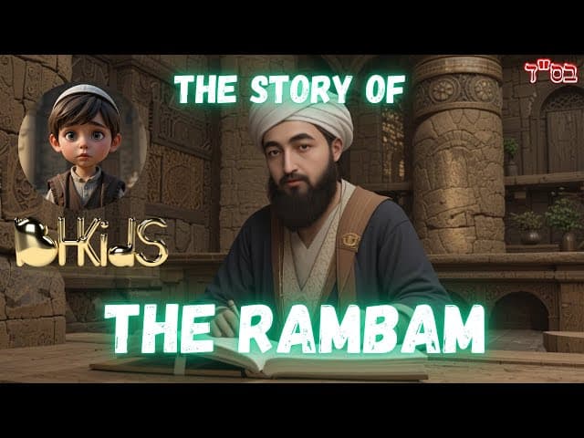 📖 The Boy Who Became the Rambam 😢➡️📚 | TORAH FOR KIDS AI