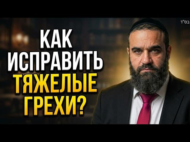 Как исправить тяжелые грехи? Тшува и Кидуш Ашем | Раввин Ярон Реувен