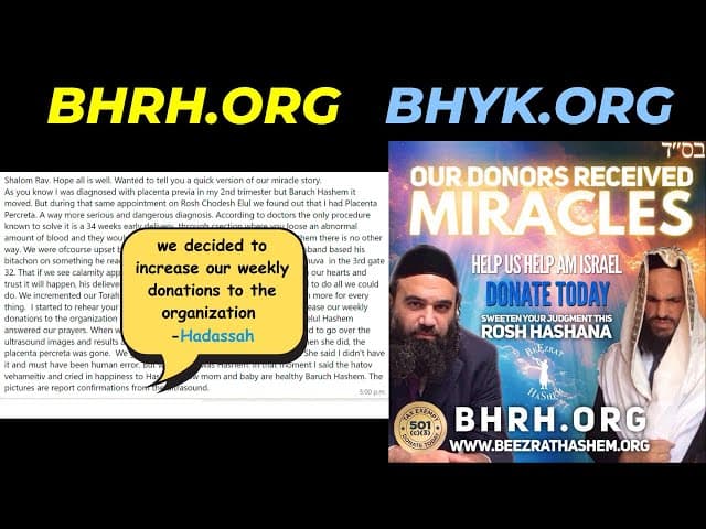 Miracle Saved Our Baby's Life: Hadassah Testimony September 2024