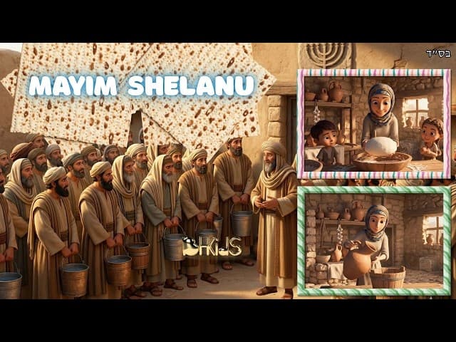 Water For Matzah From Special Well of Emunah | TORAH FOR KIDS AI