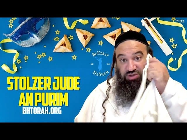 Stolzer Jude an Purim sein