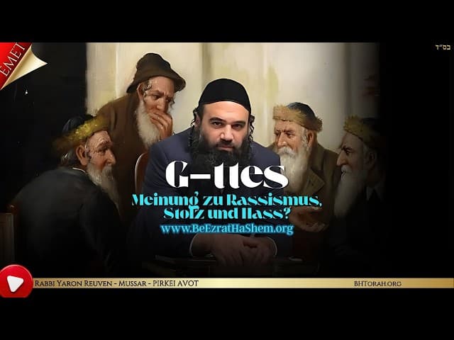Gottes Meinung zu Rassismus, Stolz und Hass?