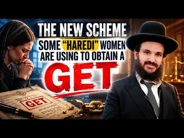 The New Scheme Some "Haredi" Women Are Using to Obtain a GET 🤮🤮🤮