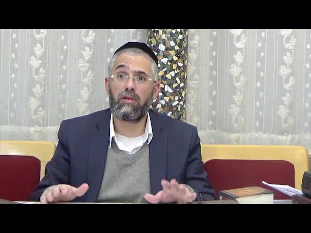 הרב שלמה שרביט שיעור 14 - צדקה מתוך ענוה