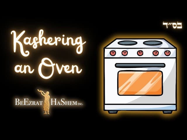 Steps of Kashering an Oven