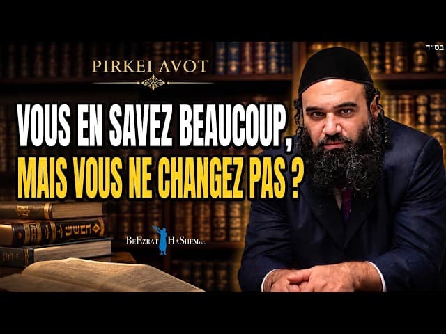 Beaucoup parler sans agir a des conséquences au Ciel | Pirkei Avot 54