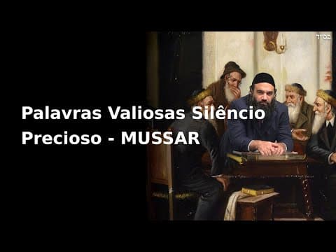 Palavras Valiosas Silêncio Precioso - MUSSAR