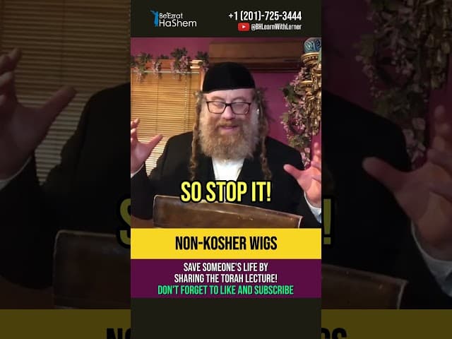 Forbidden Wigs and India 😱 Torah and Hair Covering #shorts