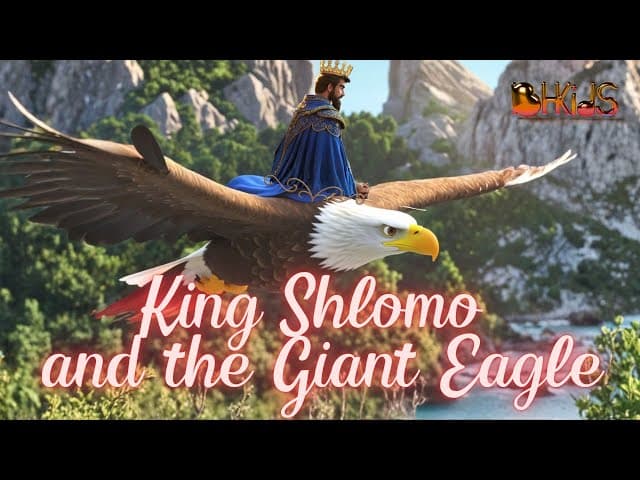 King Shlomo and the Giant Eagle 👑🦅 🌟 | TORAH FOR KIDS AI