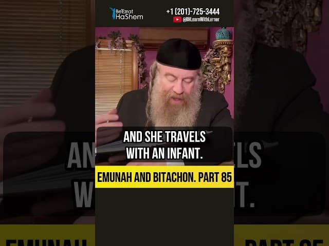 [85] Emunah and Bitachon 💡The Secret to Constant Peace #Torah #shorts