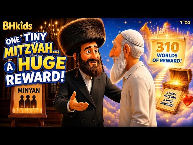 One Tiny Mitzvah A Huge Reward | TORAH FOR KIDS AI