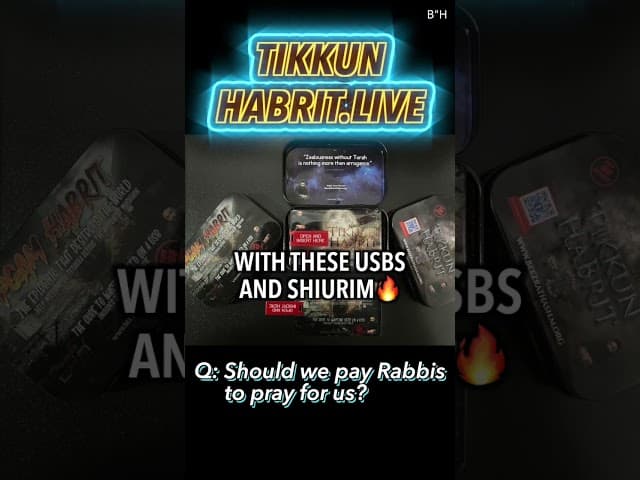 Should We Pay Rabbis For Prayers?