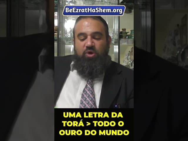 A Torá é o Maior Tesouro do Universo #Torá #Judeu #RabinoYaronReuven