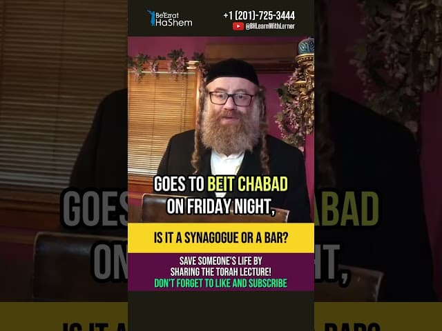 Is it synagogue or a bar? 🍻 Farbrengen and Torah truth #shorts