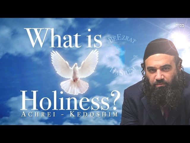 What is Holiness? Parashot Achrei - Kedoshim