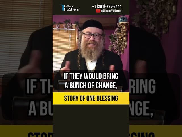 💎 Story of One Blessing 💎 Rabbi Tzvi Hirsch Horowitz #shorts #torah