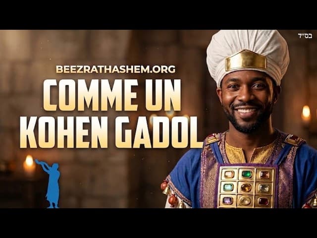 Ce Gentil est comme un Kohen Gadol.