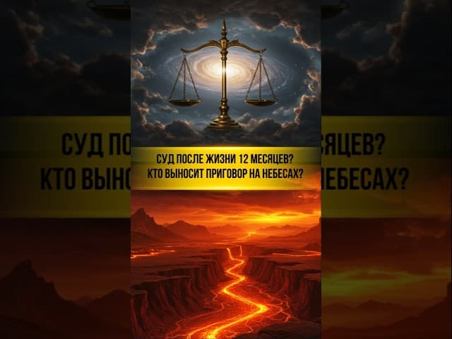 Суд после жизни, 12 месяцев? Кто выносит приговор на небесах?
