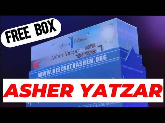 Your Lifeline Has Arrived | FREE Asher Yatzar Box Set by BeEzrat HaShem Inc