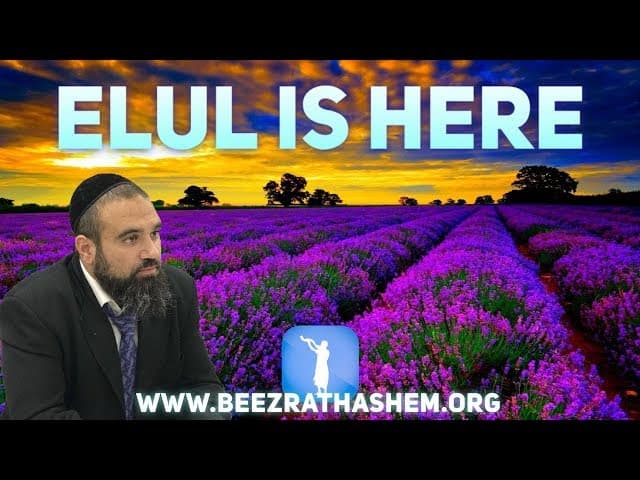 ELUL IS HERE