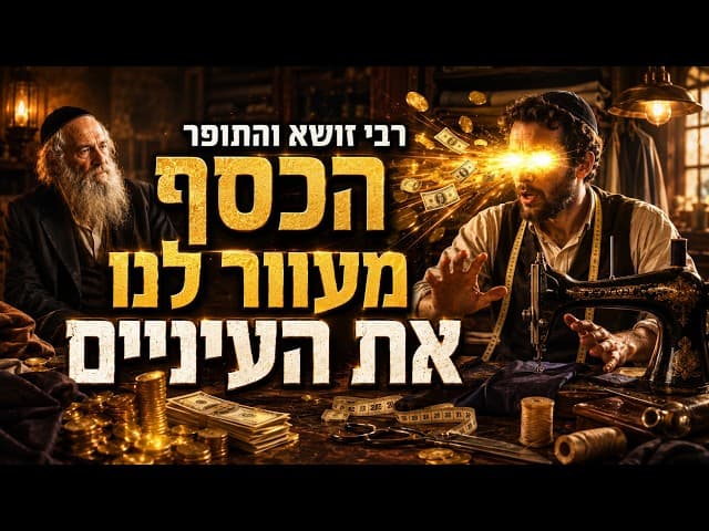 רבי זושא והתופר - הכסף מעוור לנו את העיניים