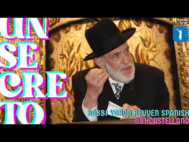 El sorprendente SECRETO de Rav Ya'akov Spitvak para SER feliz