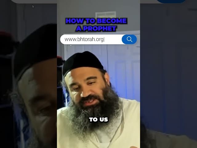 How To Become A Prophet #rabbiyaronreuven #jewishinspiration #God #torah #judaism #jewish