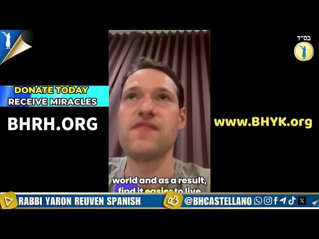 Milagros de Rosh HaShanah - Testimonio Sr. Dan Penssylvania - Clip doblado al Castellano