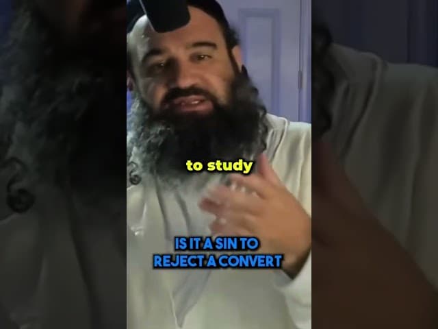 Rejection of Converts to Judaism #rabbiyaronreuven #jewishcommunity #jewishconversion