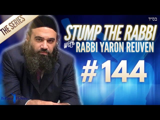 Understanding Divine Judgement, BOOK OF ENOCH, Baby Names, ARTSCROLL TALMUD -STUMP THE RABBI (144)